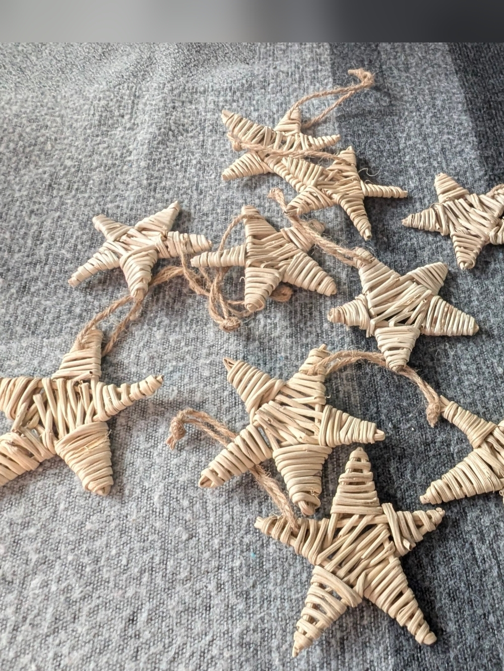 Rattan Star Ornaments